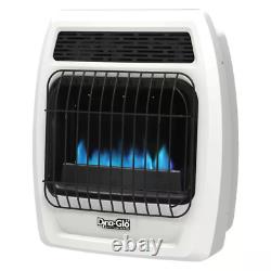 10K BTU Blue Flame Vent Free NG Wall Heater Thermostatic