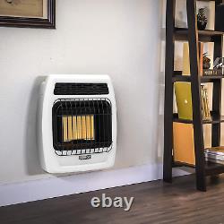 12000 BTU Natural Gas Infrared Thermostatic Vent Free Wall Heater