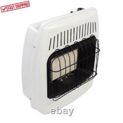 12000 BTU Vent Free Wall White Heater Dual Fuel Propane Natural Gas Infrared