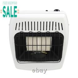 12000 BTU White Dual Fuel Propane Natural Gas Infrared Vent Free Wall Heater