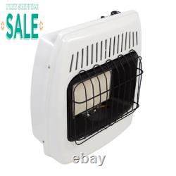 12000 BTU White Dual Fuel Propane Natural Gas Infrared Vent Free Wall Heater