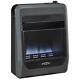 20000 Btu Natural Gas Vent Free Blue Flame Gas Space Heater With Blower & Base