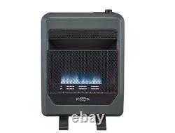 20000 BTU Vent Free Blue Flame Gas Wall/Floor Indoor Space Heater with Blower