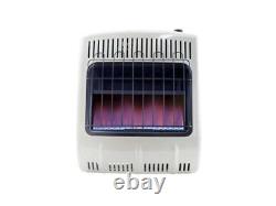 20K BTU Natural Gas Blue Flame Heater with Built In Vent Free Blower