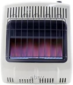 20K BTU Natural Gas Blue Flame Heater with Built in Vent Free Blower Kit 2 Item