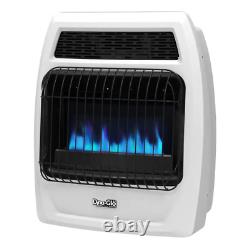 20,000 BTU Blue Flame Vent Free Natural Gas Thermostatic Wall Heater