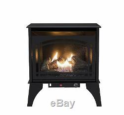 20,000 BTU Dual Fuel Vent Free Gas Wall Compact Stove Heater 700 sq. Ft Area