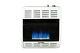 20, 000 Btu Natural Gas Flame Vent Free Heater With Thermostat, Blue