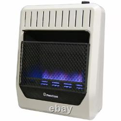 20,000 BTU Vent Free Blue Flame Propane Gas Space Heater