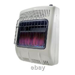 20,000 Btu Vent Free Blue Flame Natural Gas Heater Quickly Efficiently Warms