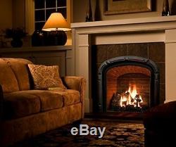 24in. Vent-Free Natural Gas Fireplace Logs Log Set DIY Insert Heat Kit Burner
