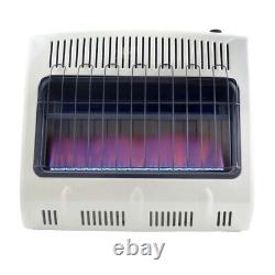 30000BTU Natural Gas Heater Vent Free Blue Flame Burner for Even Convection Heat