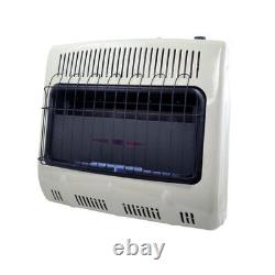30000BTU Natural Gas Heater Vent Free Blue Flame Burner for Even Convection Heat