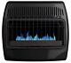 30000 Btu Dual Fuel Indoor Vent Free Blue Flame Convection Wall Heater Cabin