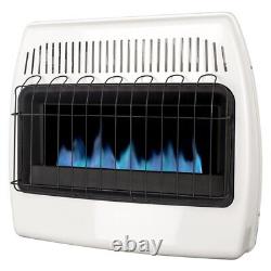 30000 BTU Natural Gas Blue Flame Vent Free Wall Manual Heater Variable Heat