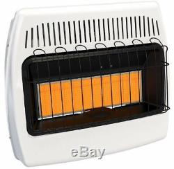 30000 BTU Natural Gas Infrared Wall Heater Vent Free Indoor Emergency Backup