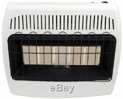 30000 BTU Natural Gas Infrared Wall Heater Vent Free Indoor Emergency Backup