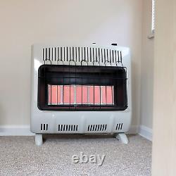 30000 BTU Vent Free Radiant 20# Propane Indoor Space Heater