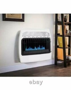 30,000 BTU Large Room Vent-Free Nat Gas Blue Flame Convection Wall Heater