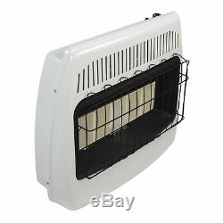 30,000 BTU Natural Gas Infrared Vent Free Customizable Settings Wall Heater