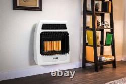 30,000 BTU Natural Gas Infrared Vent Free Thermostatic Wall Heater