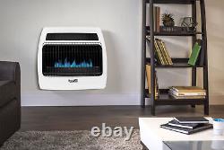 30,000 BTU Natural Gas Wall Heater Blue Flame Vent Free Thermostatic