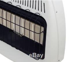 30,000 BTU Space Heater Natural Gas Infrared Vent Free Home Garage Wall Mount