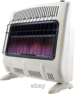30,000 BTU Vent Free Blue Flame Natural Gas Heater (1000 Sq. Ft. Range) with Blow
