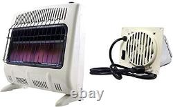 30,000 BTU Vent Free Blue Flame Natural Gas Heater (1000 sq. Ft. Range) with B