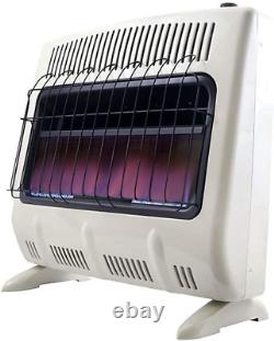 30,000 BTU Vent Free Blue Flame Natural Gas Heater Bundle with Vent Free Blower