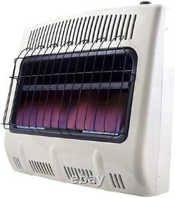 30,000 BTU Vent Free Blue Flame Natural Gas Heater Bundle with Vent Free Blower