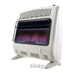 30,000 BTU Vent Free Blue Flame Natural Gas Heater, New