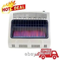 30,000 BTU Vent Free Blue Flame Natural Gas Heater Off White Home NEW