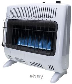 30,000 BTU Vent Free Blue Flame Natural Gas Heater up to 1000 square feet New