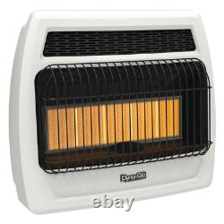 30,000 BTU Vent Free Infrared Liquid Propane Thermostatic Wall Heater With Control