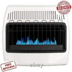 30 000 BTU Wall Heater Dual Fuel Vent Free Convection Thermostat Control Indoor