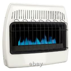 30,000 BTU Wall Heater Vent Free Liquid Propane Blue Flame Powerful Home Heat