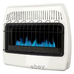 30,000 BTU Wall Heater Vent Free Liquid Propane Blue Flame Powerful Home Heat