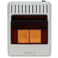 Avenger Dual Fuel Ventless Infrared Gas Heater With Base Feet, Vent Free 20K BTU