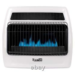 Blue Flame Vent Free Natural Gas Thermostatic Wall Heater 30,000 BTU Heating