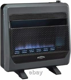 Bluegrass Living Propane Gas VentFree Blue Flame Gas Heater 30,000 btu withfeet