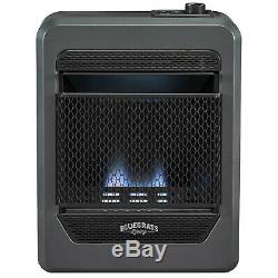 Bluegrass Living Propane Gas VentFree Blue Flame Gas Space Heater With Base Feet