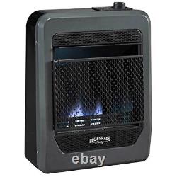 Bluegrass Living Propane Gas Vent Free Blue Flame Gas Space Heater With Base Fee