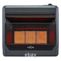 Bluegrass Living Propane Gas Vent Free Infrared Gas Space Heater With Blower