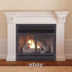 Bluegrass Living, Ventless Gas Fireplace Insert Ventless Firebox, Heat Output