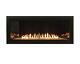 Boulevard Vent-free 36-in Natural Gas Linear Ip Fireplace, Thermostat Remote