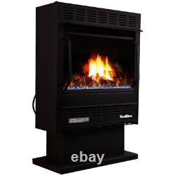 Buck Stove 1110 Vent-Free 22 NG/LP Gas Stove with Blower & Pedestal 10,000 BTU