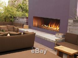 Carol Rose Outdoor SS Manual 48 Linear Fireplace Natural Gas, OLL48FP12SN