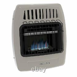 Comfort Glow CGS155 10,000 Btu Blue Flame Propane & Natural Gas Vent Free Heater