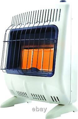 Corporation Vent-Free 20,000 BTU Radiant Natural Gas Heater, Multi, White